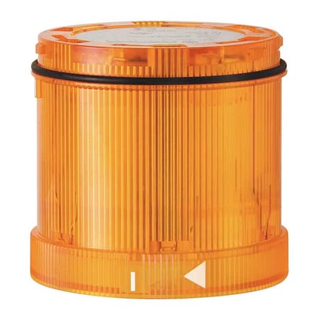 Tower Light Module, 120V AC, Yellow, 70 mm Dia., 2 5/8 in Height, Incandescent MPN:64918010