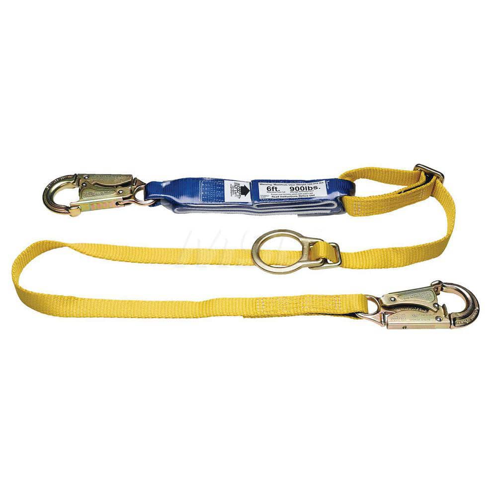 Lanyards & Lifelines, Load Capacity: 5000lb , Construction Type: Webbing , Harness Type: Ladder Climbing , Lanyard End Connection: Snap Hook  MPN:C311103