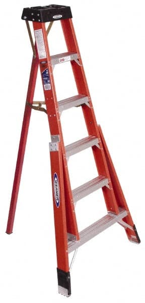 4-Step Fiberglass Step Ladder: Type IA, 4' High MPN:FTP6204