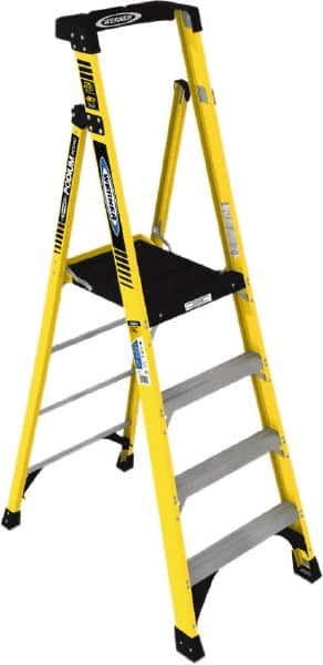 4-Step Fiberglass Step Ladder: Type IAA, 4' High MPN:PD7304