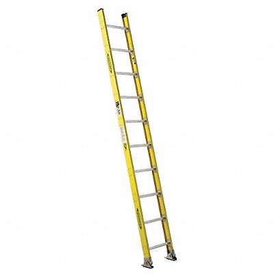 Straight Ladder H 10 ft Fiberglass MPN:7110-1