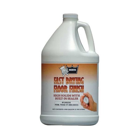 Floor Finish/ Sealer, 1 gal, PK4 MPN:120220