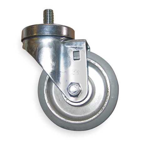 Swivel Caster, 3 1/2 In, Mold On Rubber MPN:108457