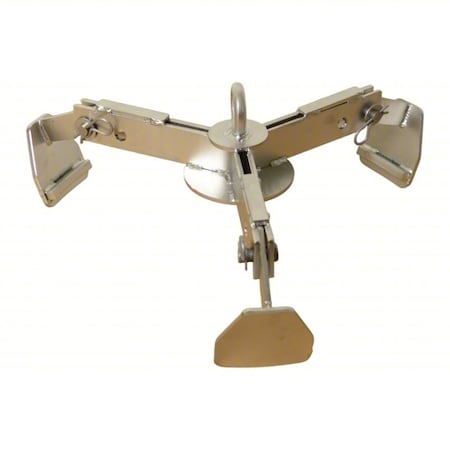 Hoist Mounted Drum Lifter, Steel, Poly MPN:240062