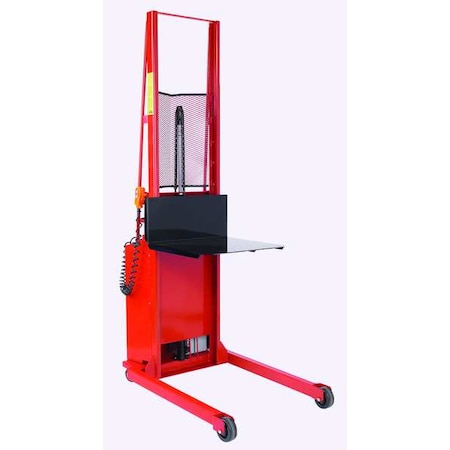 Powered-Lift/Manual-Push Platform Lift Trucks, Powered/Manual, 1, 000 lb Load Capacity MPN:261022