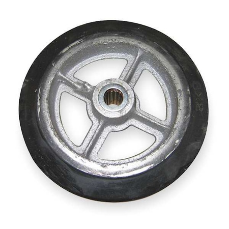 Wheel, 8x2 In, Mold On Rubber MPN:150120