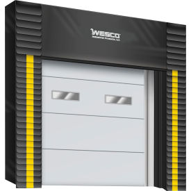 Wesco® Dock Door Seal 276061 Heavy Duty 40 oz w/ Wear Pleats 8'W x 10'H 20