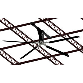 Epic Fans Z-Purlin Kits Span For All Epic HLVS Fans Up To 8' Widths Maximum Black 6017944