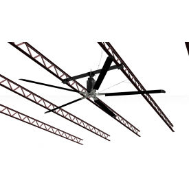 Epic Fans Truss Span Kits For All Epic HLVS Fans Up To 8' Widths Maximum Black 6019396