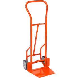 Wesco® Steel Hand Truck w/ Curved Continuous Handle Mold-On Rubber Wheels 900 lb. Capacity 210064