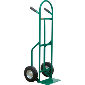 Wesco® Greenline 646 Hand Truck w/ Dual Pin Handle Semi Pneumatic Wheels 600 lb. Capacity 210394