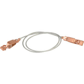 Wesco® Drum Bonding Wire 272033 - 3' Wire with 2 Alligator Clips 272033