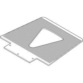 Optional Type G Grooved Toe Plate 274164 for Wesco® LiftKar® SAL Stair Climbing Trucks 274164