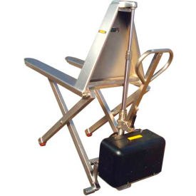 Wesco® Battery Power High-Lift Skid Truck Stainless 2200 lb. Capacity 27