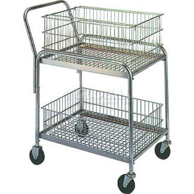 Wesco® Office & Mail Cart 272228 33x20 4