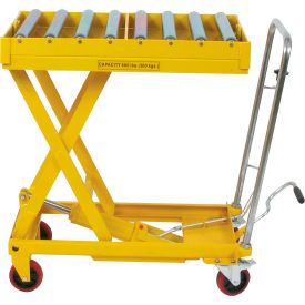 Wesco® Mobile Lift 273269 with 32-1/2 x 19-1/2 Conveyor Table Top 770 Lb. 273269