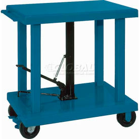 Wesco® Work Positioning Post Lift Table Foot Control 260067 48x32 4000 Lb. 260067