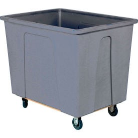 Wesco® Plastic Box Truck 4 Bushel Gray 272503 5