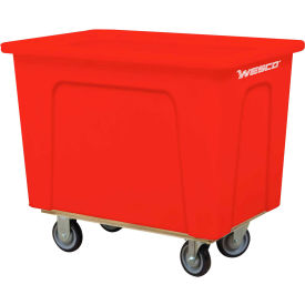 Wesco® Plastic Box Truck 20 Bushel Red 272526 5