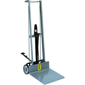 Wesco® Aluminum Foot Pedal Platform Lift Truck 260005 2 Wheel Style 400 Lb. 260005