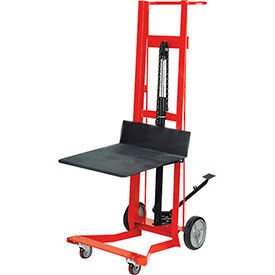 Wesco® Foot Pedal Platform Lift Truck 260010 Four Wheel Style 750 Lb. Cap. 260010