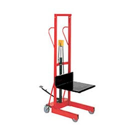 Wesco® Compact Lift Truck Foot Pedal Lift with Platform 260150 500 Lb. Cap. 260150