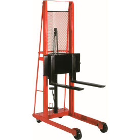 Wesco® Economy Hydraulic Fork Stacker 1000 lb. Capacity 76
