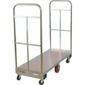 Wesco® Galvanized Steel Narrow Aisle Platform Truck 273295 60x24 1750 Lb. 273295