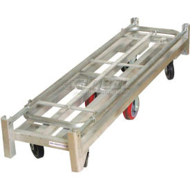 Wesco® Folding Aluminum Narrow Aisle Platform Truck 273296 1750 Lb. Cap. 273296
