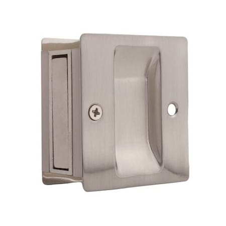 Rect Pass Pocket Door Lock ADJ Backset Full Lip Strike Satin Nickel MPN:00527XNXN
