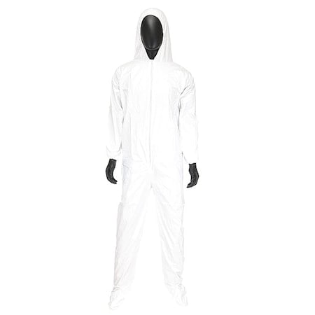 Disposable Coveralls, White, 3XL, PK25 MPN:3659/3XL