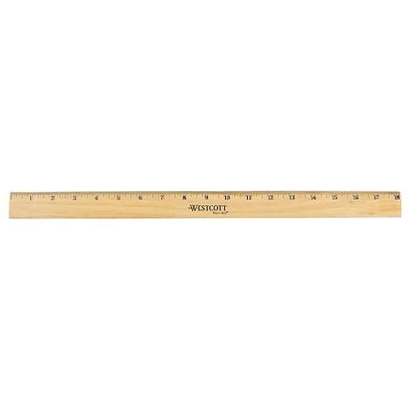 Ruler, Wood, 18 In MPN:05018