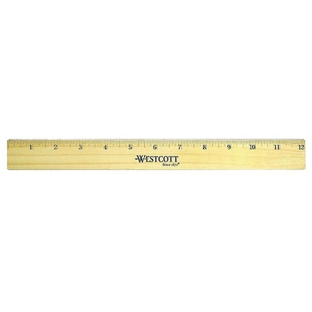 Ruler, Wood, 12 In MPN:05221