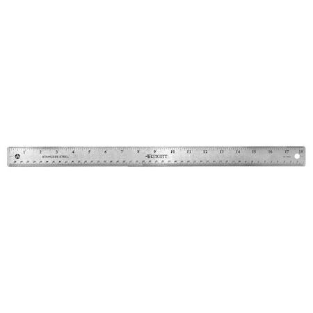 Ruler, Stainless Steel, 18 In. MPN:10417