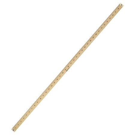 Meter Stick, Brass Ends, Clear Finish MPN:10432