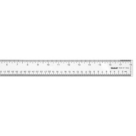 Ruler, 18 Inch, Clear Acrylic MPN:10564