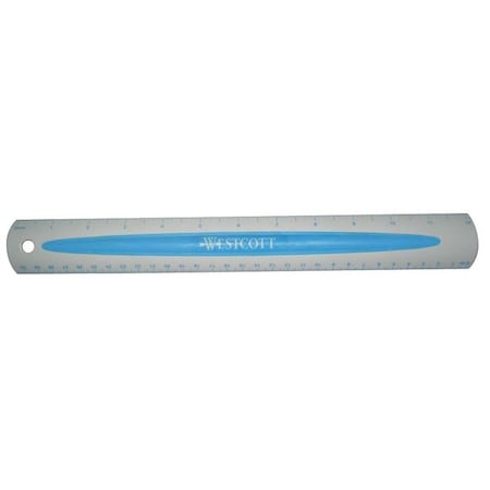Ruler, Plastic, 12 In, Finish: Pink MPN:14375-100