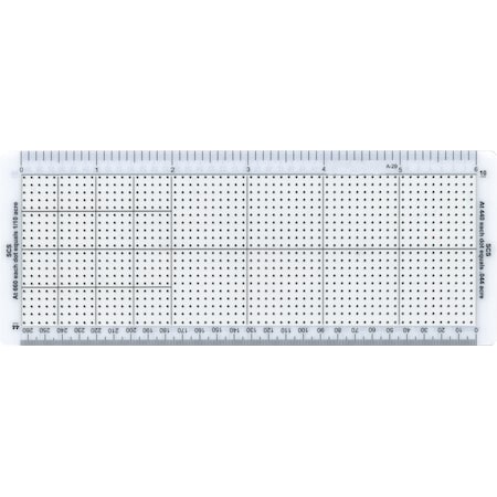 Rulers, 6 3/8 in Area Scale MPN:A-29