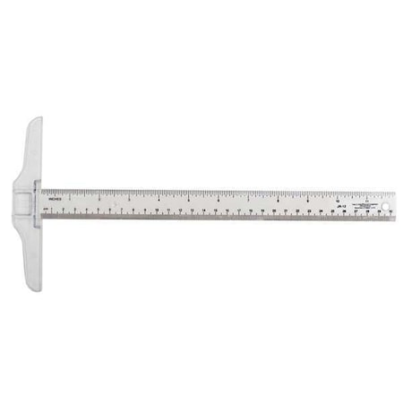 T-Square, Polystyrene, Transparent, 12in MPN:JR-12