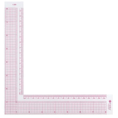 L-Square, PVC, Transparent, 8in MPN:L-808