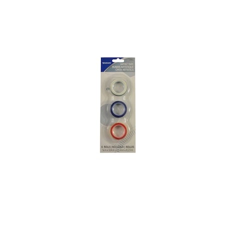 Artist Tape, 6 Colored Artist's Tape Rolls MPN:CTAPE-1