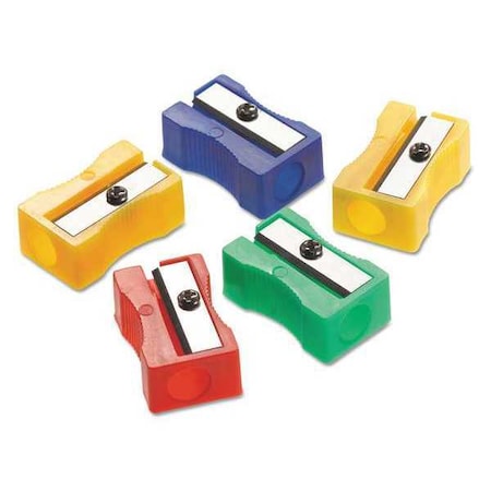 One-Hole Manual Pencil Sharpeners, 4 x 2 x 1, Assorted Colors, PK24 MPN:ACM15993