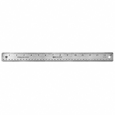 Ruler 15 Inch Stainless Steel MPN:10416