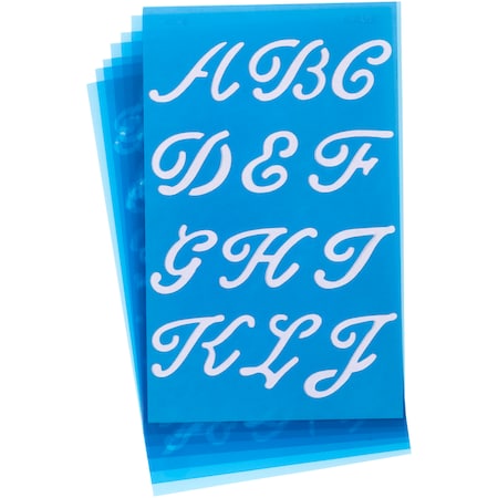 Stencils, Signet Script 3/4