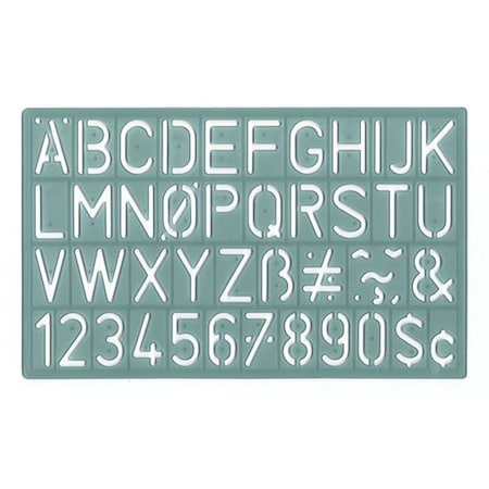 Lettering, 1 1/8