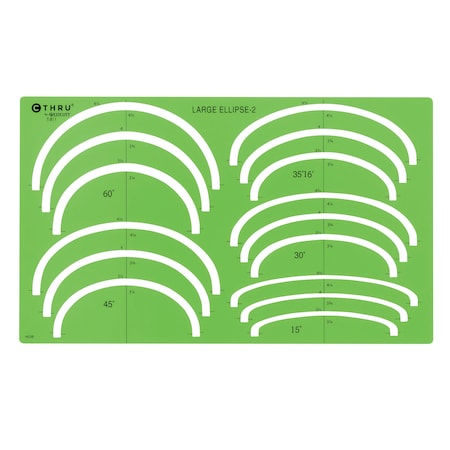Templates, Large Ellipse TemplateNo 2 MPN:T-811