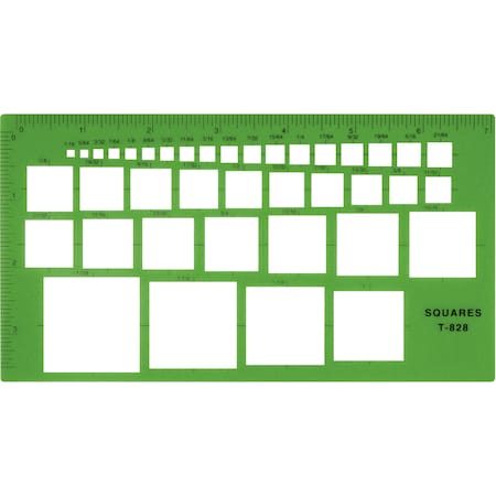 Templates, Square Template MPN:T-828