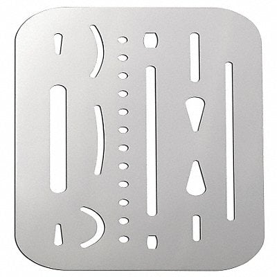 Stencil/Shield Zone Stainless Steel MPN:ES-1