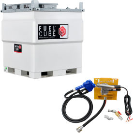 Western Global 250 Gallon FuelCube Diesel Fuel Tank 12V Pump Kit & Fuel Gauge FCPWN0250-01215GP-SNN