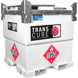 Western Global 251 Gallon TransCube Diesel Transportable Fuel Storage Tank with Fuel Gauge TCGWN0010